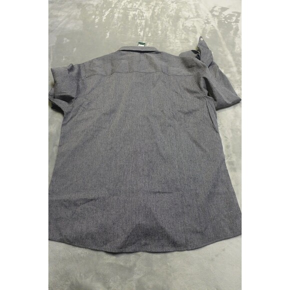 Julian & Mark Men's Size L Navy Blue Soft Textured Slub Shirt NWT - Picture 7 of 8